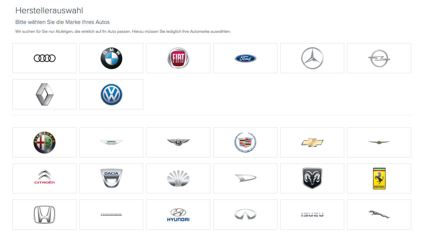 Welche Felgen passen auf mein Auto?